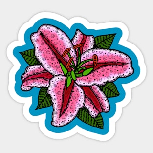 Stargazer Lily Sticker